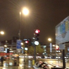 taking the night bus home