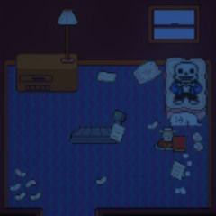 Undertale - Megalovania (major key + slowed + reverb + muffled)