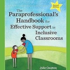 *Epub% Facilitator's Guide to The Paraprofessional's Handbook for Effective Support in Inclusi