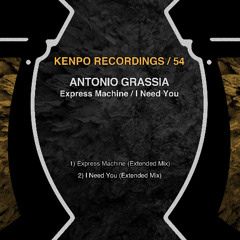 Antonio Grassia - Express Machine - Kenpo Recordings [PREMIERE]