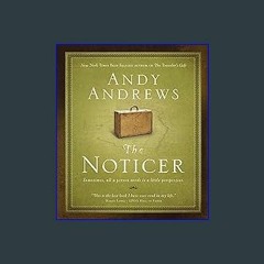 [Ebook]$$ ✨ The Noticer: Sometimes, All a Person Needs is a Little Perspective. Download