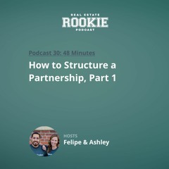Rookie Podcast 30: How to Structure a Partnership, Part 1 with Felipe & Ashley