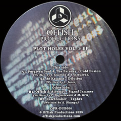 [OPR-DUB006] Various Artists - Plot Holes Vol. 3 EP ♦ 10" DUBPLATE / PREORDERS UP NOW!