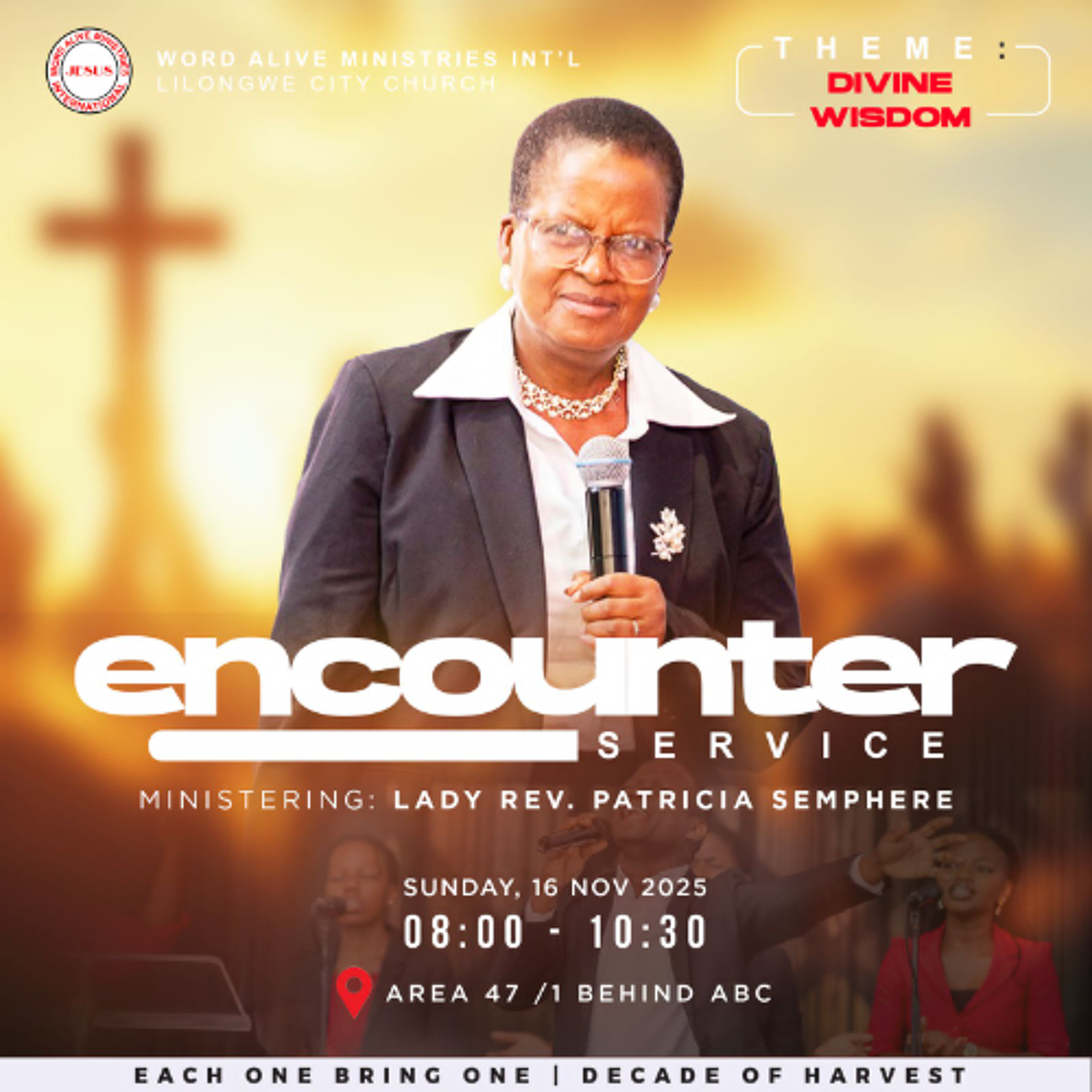 Encounter Service Lady Rev Patricia Semphere