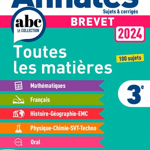 Maxi Annales Brevet 2024 - Corrigé  téléchargement PDF - OlWna4S5x5