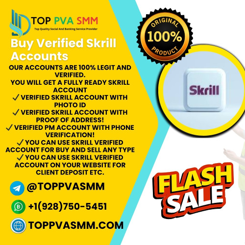 How to buy a verified USA,UK Skrill account in 2025