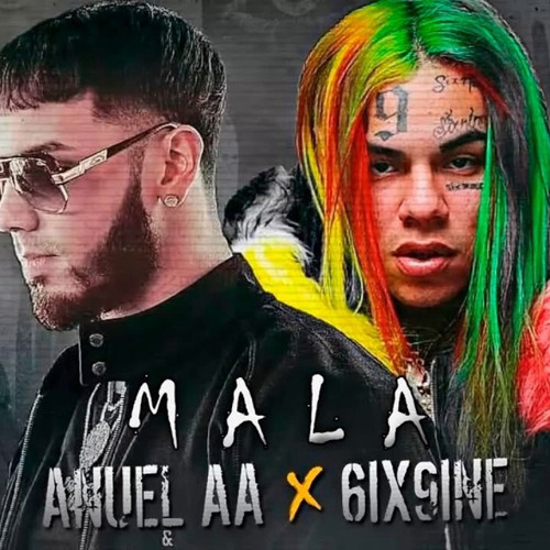 Anuel AA ft 6ix9ine - Mala (speed version)tik tok version.