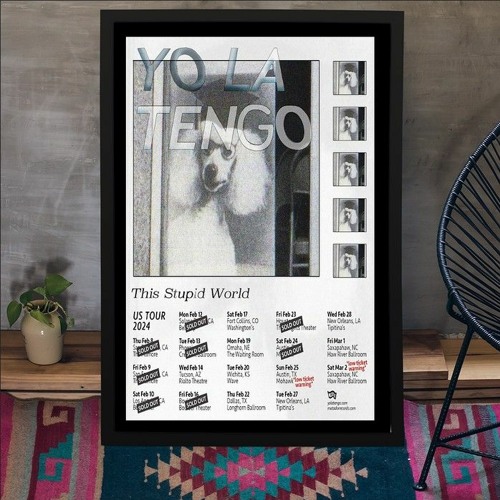 Stream Yo La Tengo Tour This Stupid World Us 2024 Poster by Hoolatee