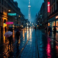 Walking Through The Rain