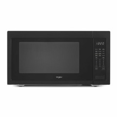 whirlpool 24 inch wide 1200 watt countertop microwave