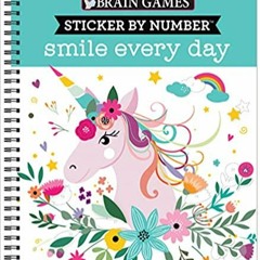 Books⚡️Download❤️ Brain Games - Sticker by Number: Smile Every Day Full Books