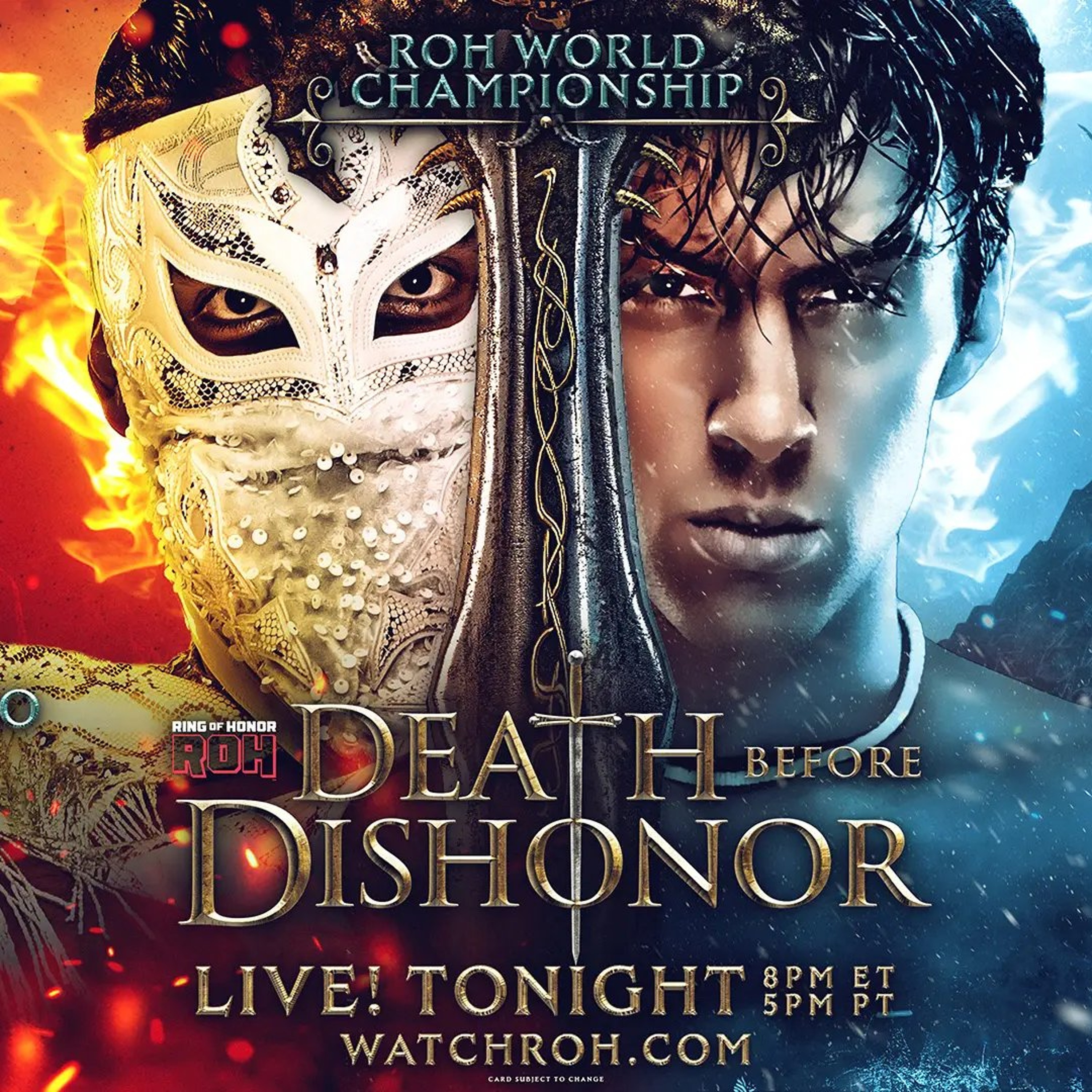 Saturday, August 22:  No Holds Barred Death Before Dishonor Recap