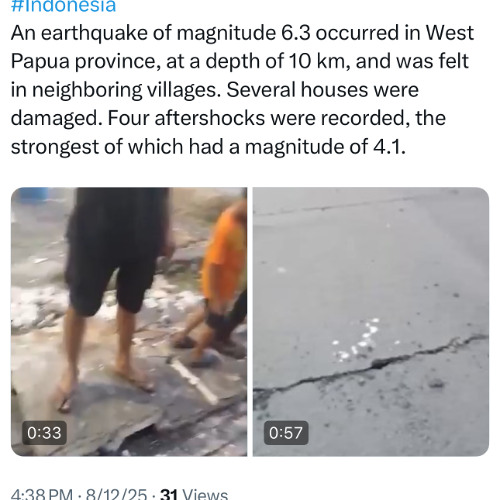 Why Tf Did An Earthquake Happen In Indonesa