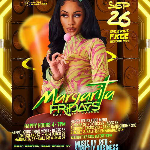 SEP 26TH 2025 MMARGARITA FRIDAYS (LIVE AUDIO) RFB DJS X STRICTLY BUSINESS