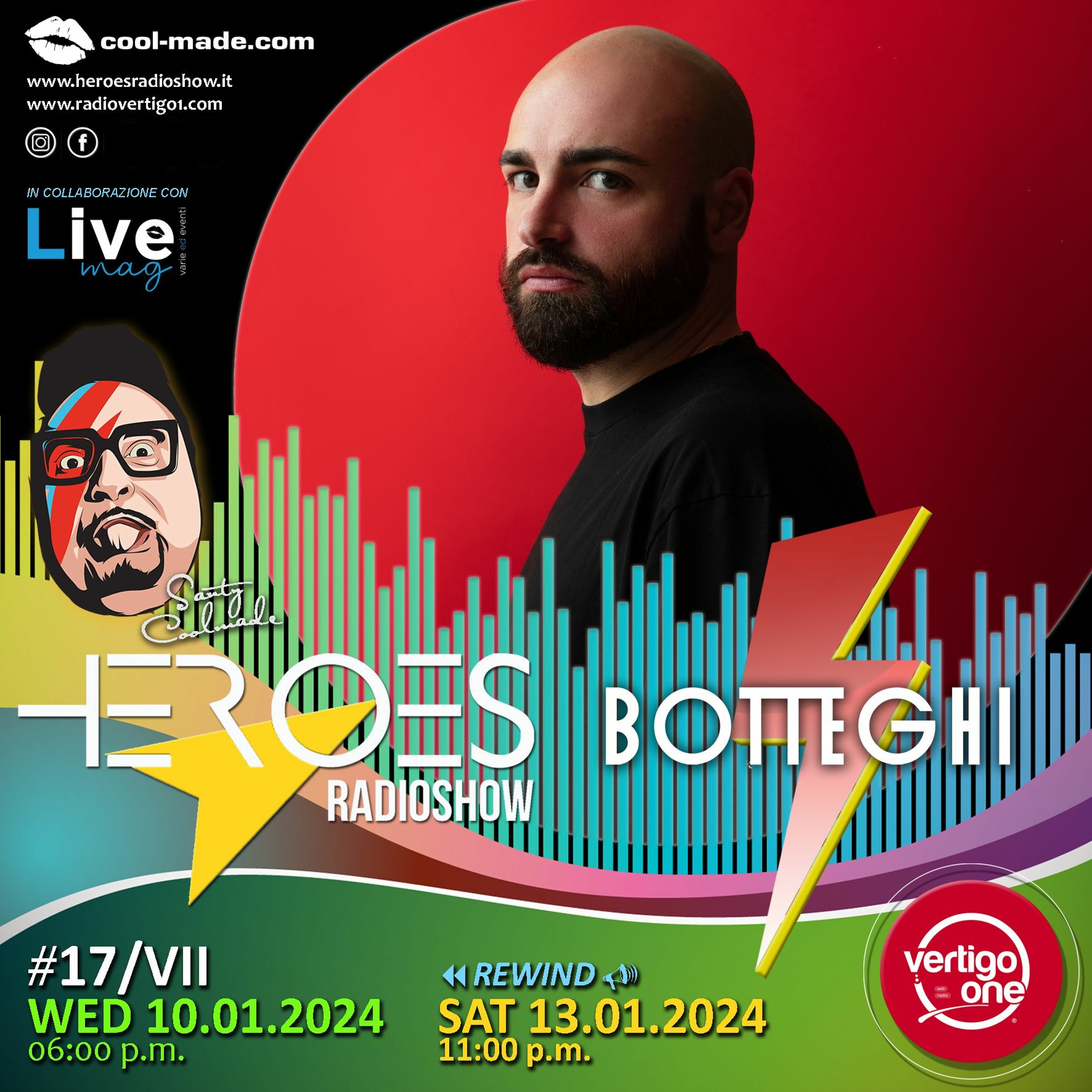 17/2023-24> HEROES RadioShow - Special Guest  BOTTEGHI episode artwork