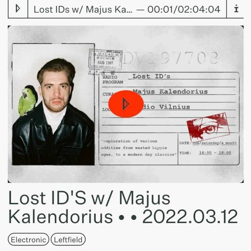 director Infidelidad Escoger Stream LOST ID'S w/ Majus Kalendorius / Radio Vilnius / 03.12 #9 by majus  kalendorius | Listen online for free on SoundCloud