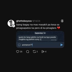 lagi mo ‘ko na sinasaktan