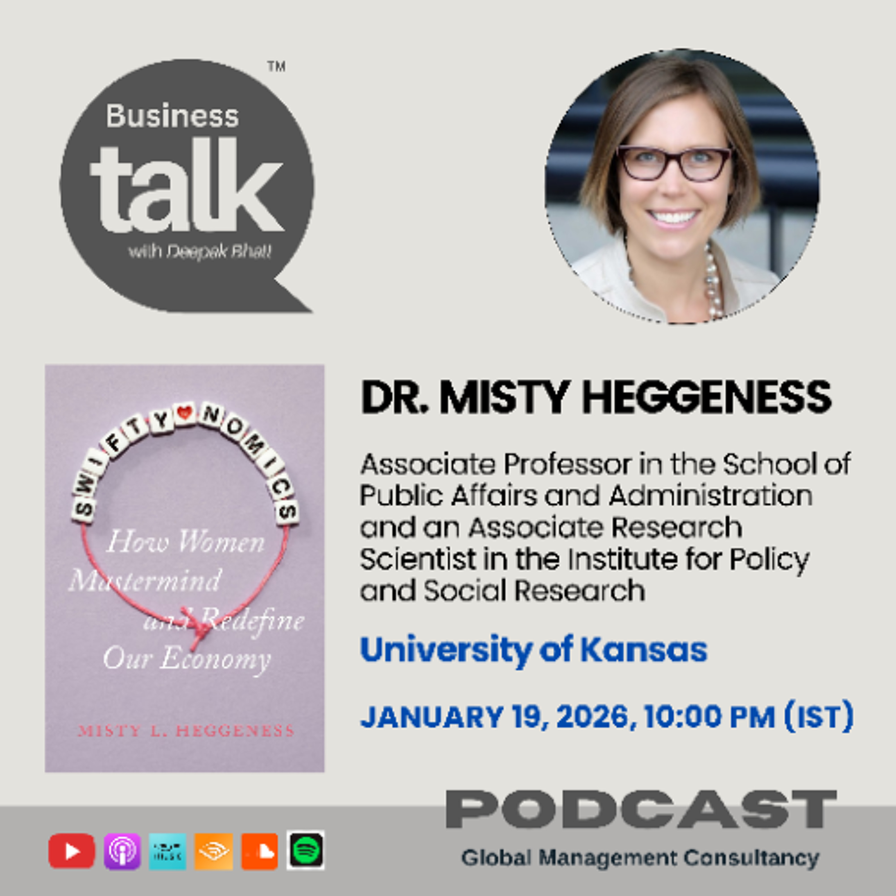 How Women Redefine the Economy: “Swiftynomics” with Dr. Misty Heggeness episode artwork