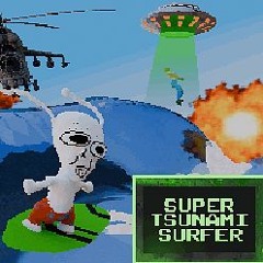 Super Tsunami Surfer - Surf time (Gameplay)