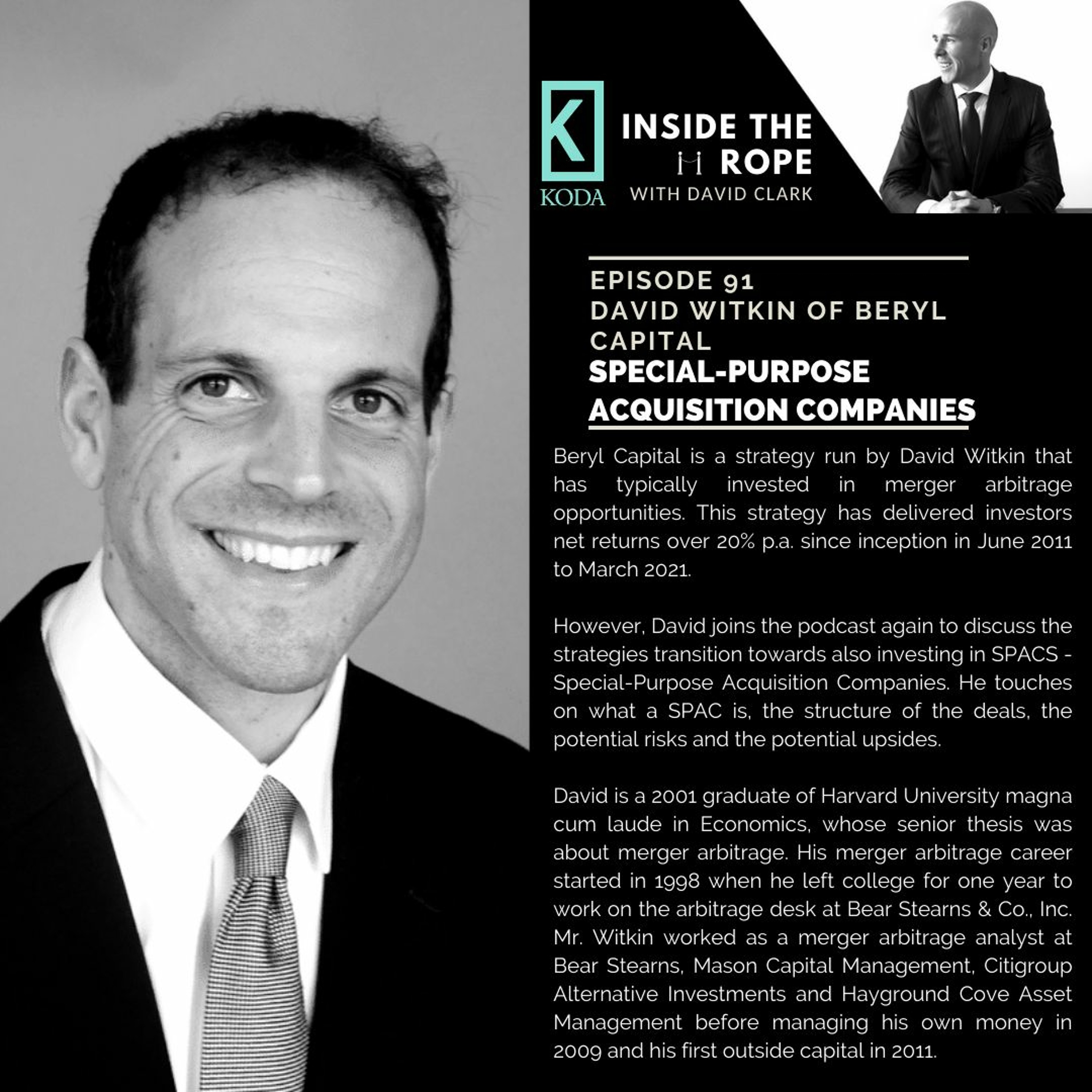 Ep 91: David Witkin - Special-Purpose Acquisition Companies