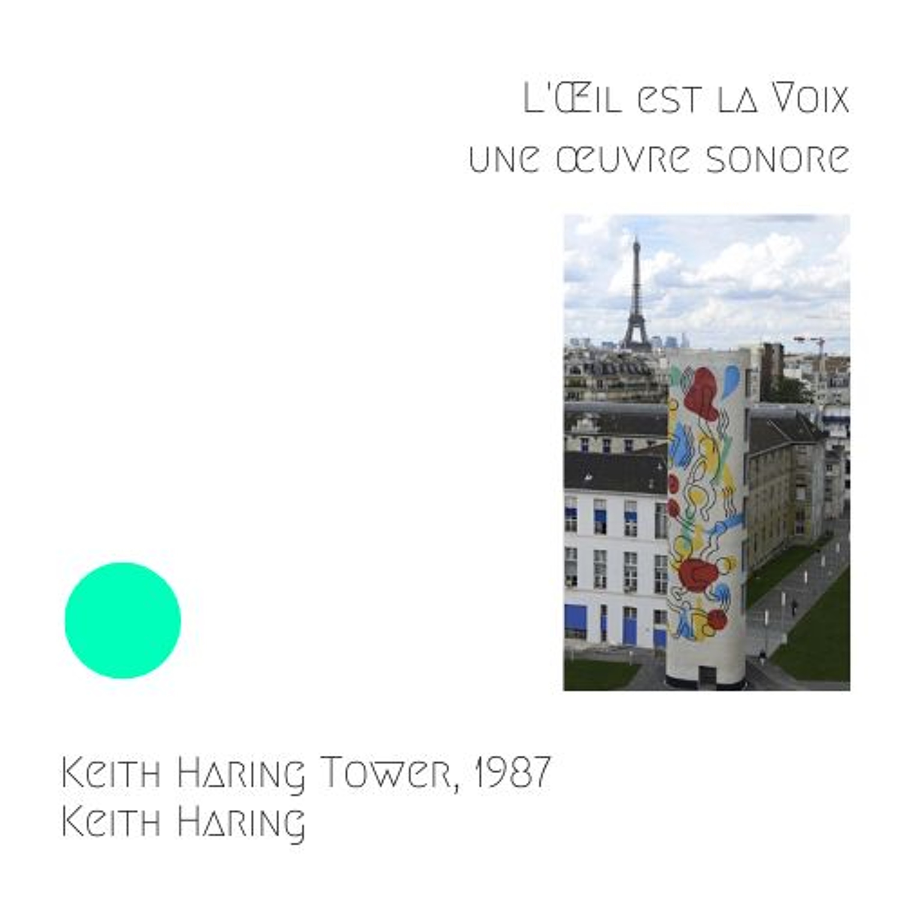 Keith Haring Tower, 1987, Keith Haring