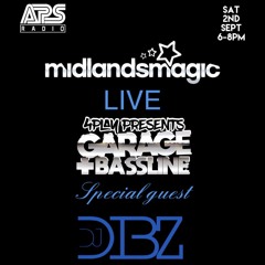 MIDLANDSMAGIC LIVE with DJ DIBZ - (APS RADIO) 4PLAY GARAGE & BASSLINE 2ND B'DAY SPECIAL - 02.09.2023