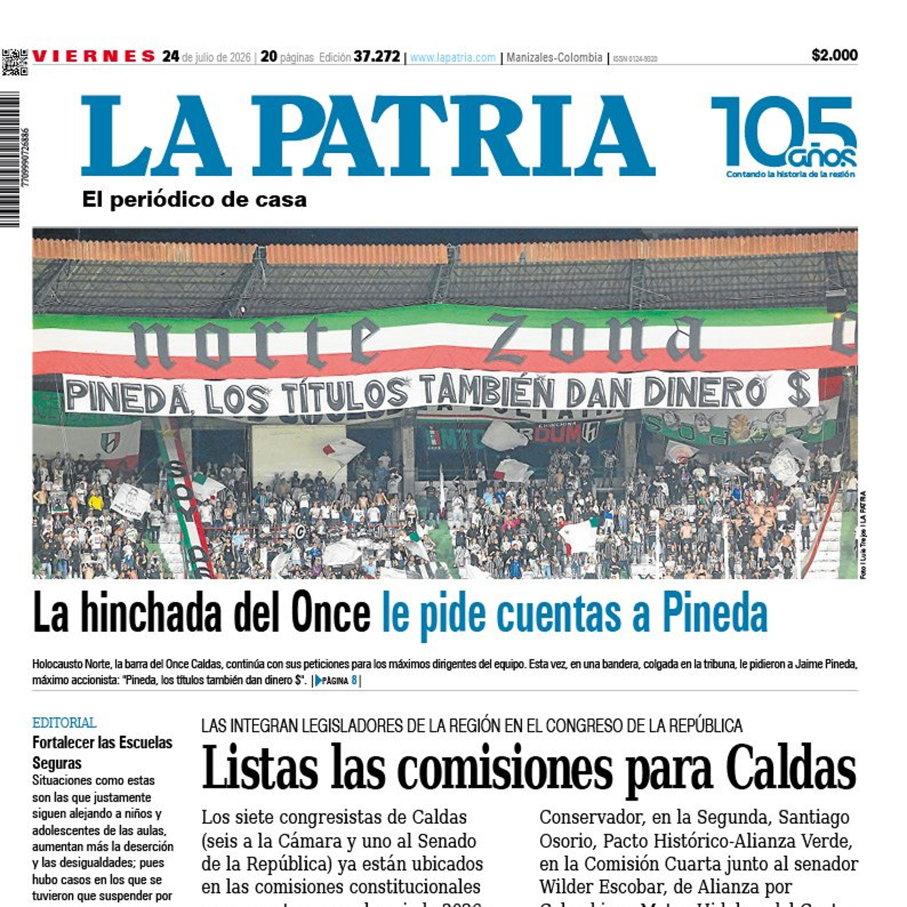 1. Titulares del informativo de la mañana - 24 de julio episode artwork