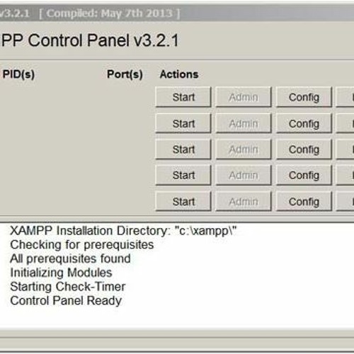 Stream Xampp Control Panel V3.2.1 Download ((FREE)) from OranZinme