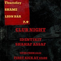 No Shame Club Night @ Leon Bar 7.9.2023