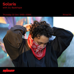 Solaris with DJ Badshape - 22 October 2020