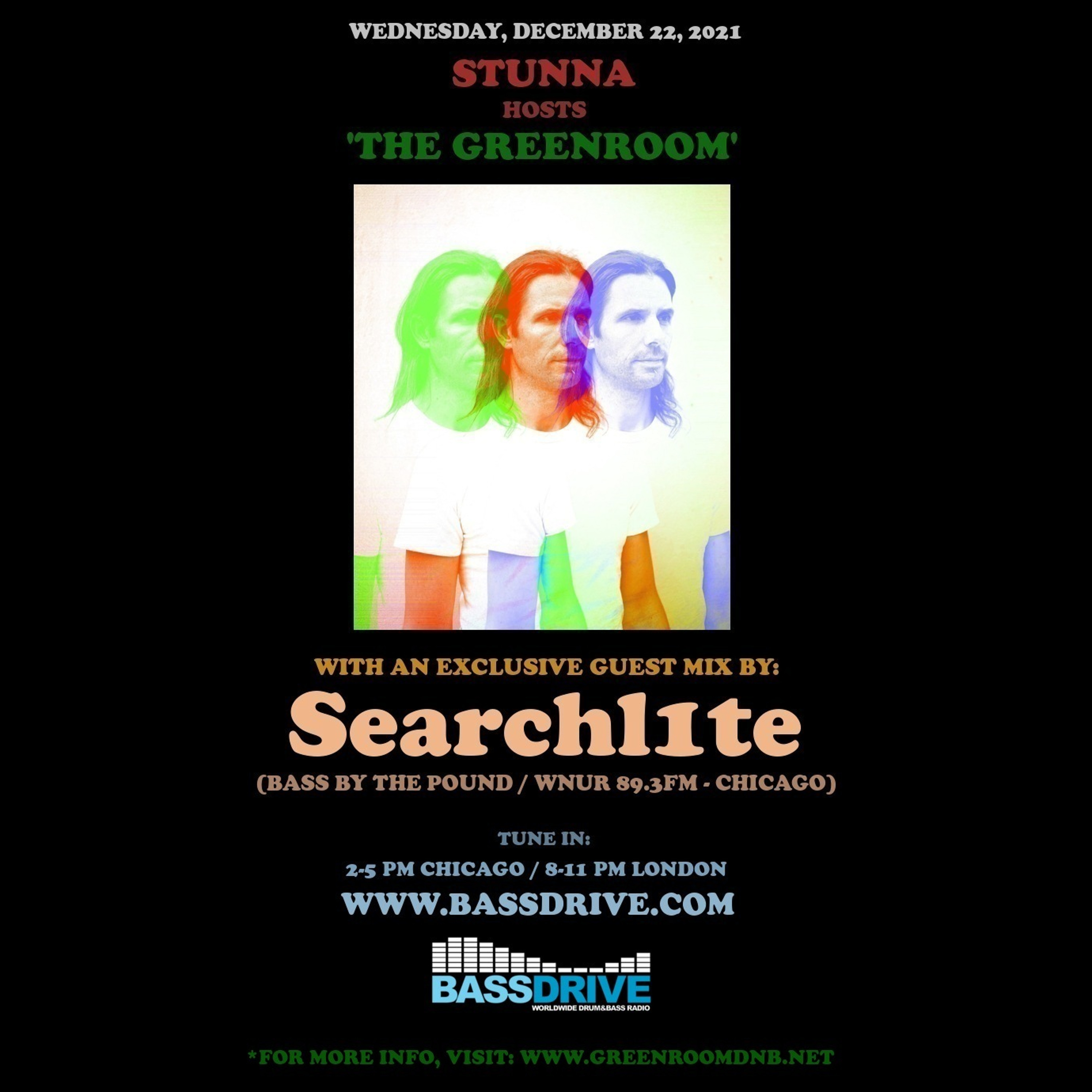 STUNNA Hosts THE GREENROOM with RYAN SEARCHL1TE Guest Mix December 22 2021 episode artwork