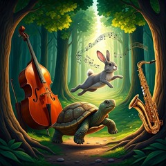 Turtle and Rabbit dance (remix)