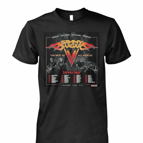 Stream Sammy Hagar The Best Of All Worlds Tour 2024 T Shirt by ...