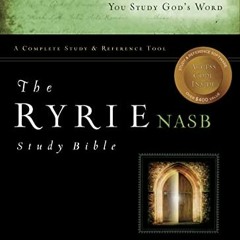 [ACCESS] EBOOK ☑️ The Ryrie NAS Study Bible Genuine Leather Black Red Letter (New Ame