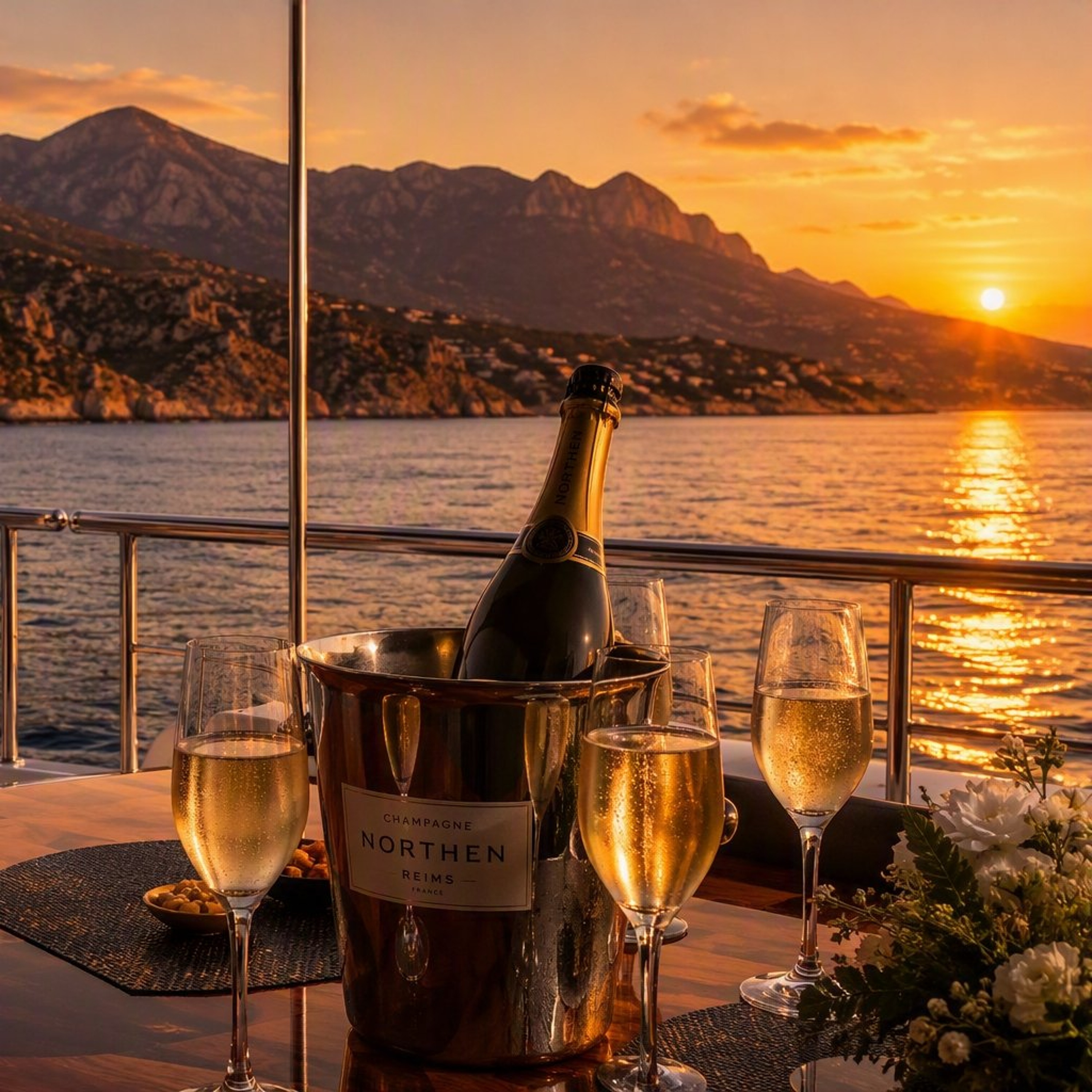 Sunsets and champagne episode artwork