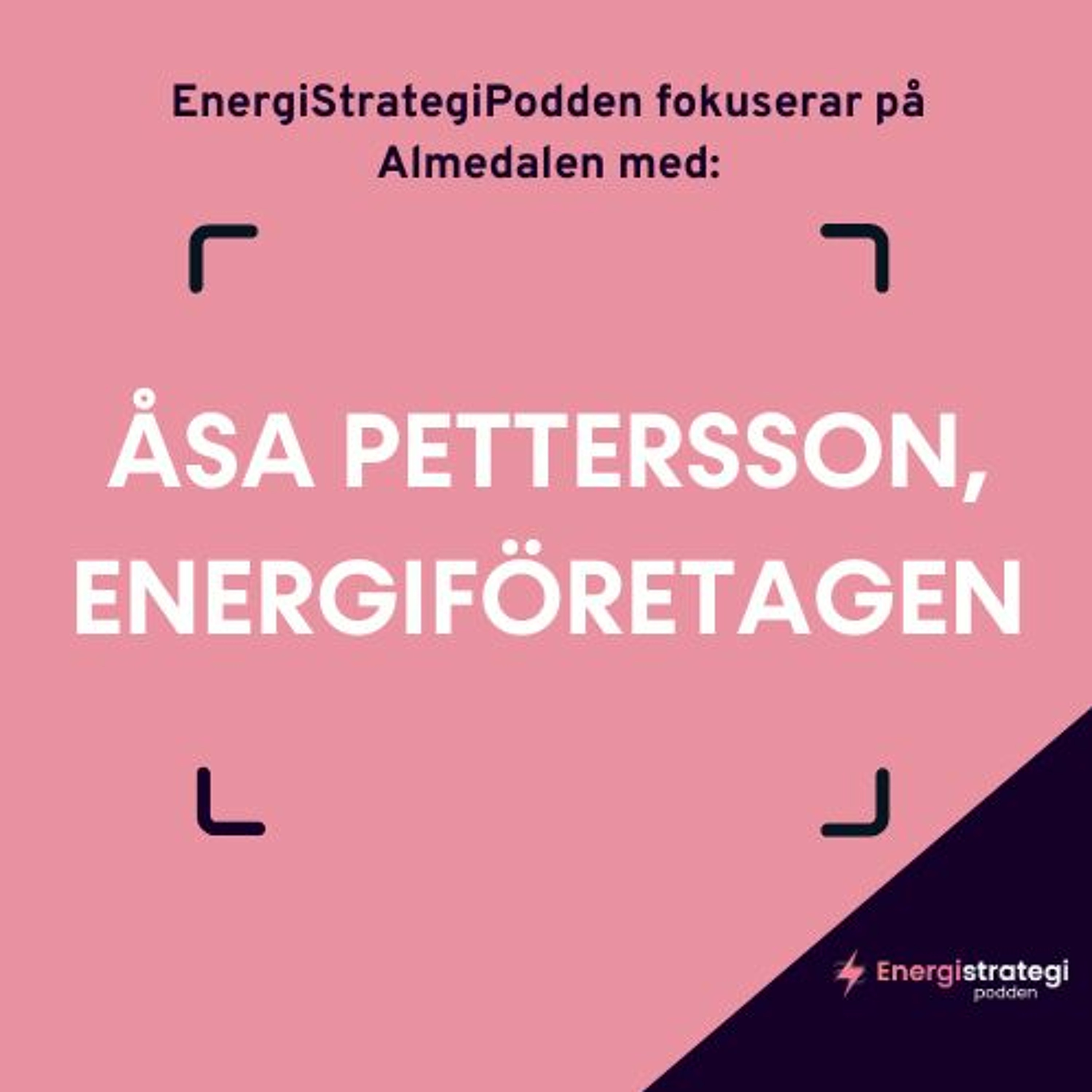 #200 - Åsa Pettersson, Energiföretagen & EnergiStrategiPodden fokuserar på ALMEDALEN 2023 episode artwork