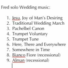 Wedding Music Sampler