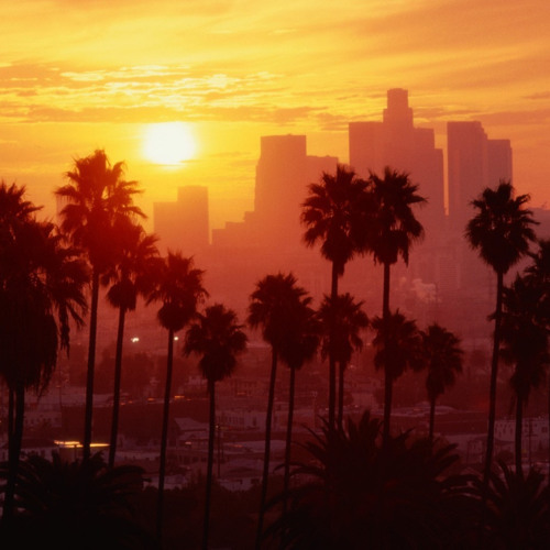 Walking through L A