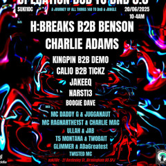 NARSTI3 W ULLAH, JAB, JUGGANAUT, MC DADDY G, MYSTER DARK- OPERATION DUB TO DNB 5.0