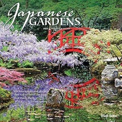🍕>PDF [Book] Japanese Gardens  2023 12 x 24 Inch Monthly Square Wall Calendar  Brus 🍕