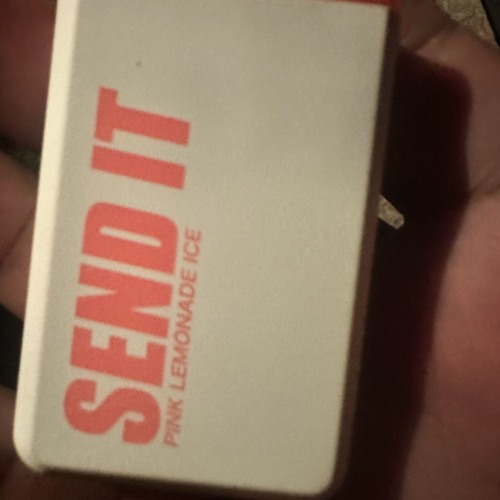 mixed with pink lemonade