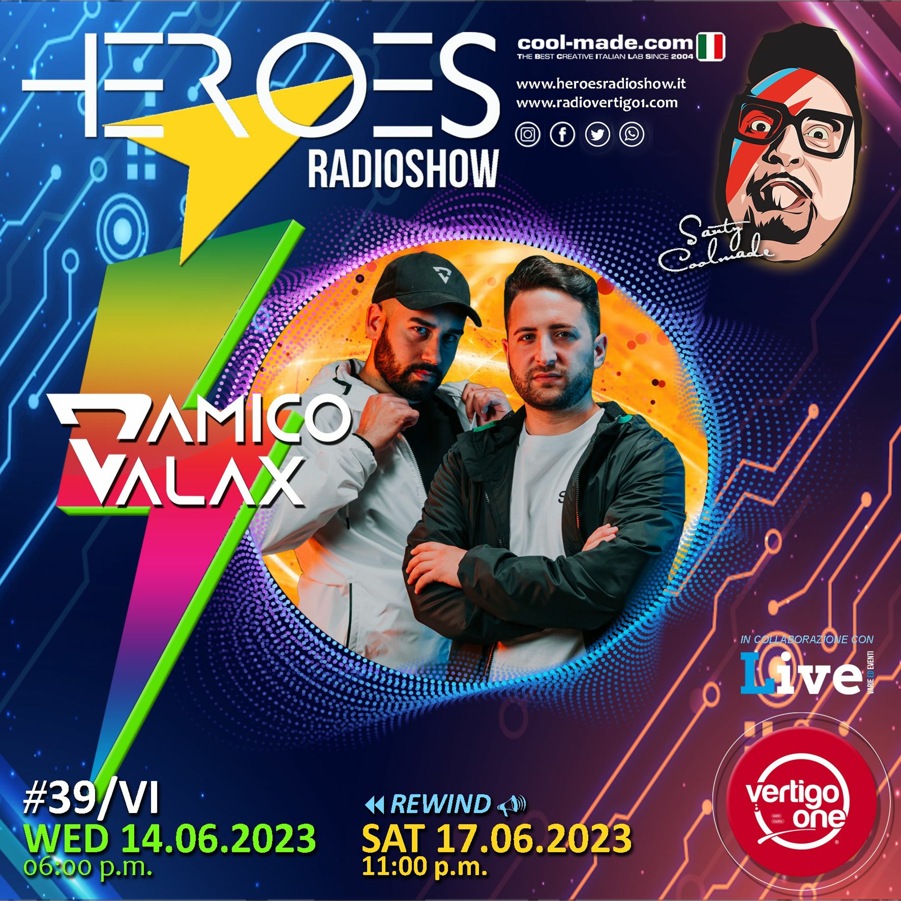 39/2022-23> HEROES RadioShow - Special Guest   DAMICO & VALAX episode artwork