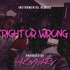 V9 x KO - Right Or Wrong Instrumental (Prod. by Ak Marv)