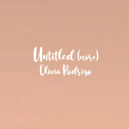 Untitled (more) by Olivia Rodrigo but you’re in a cafe