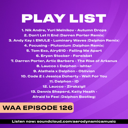 We Are Aerodynamica #126 (Mixed & Compiled by Dalphon)