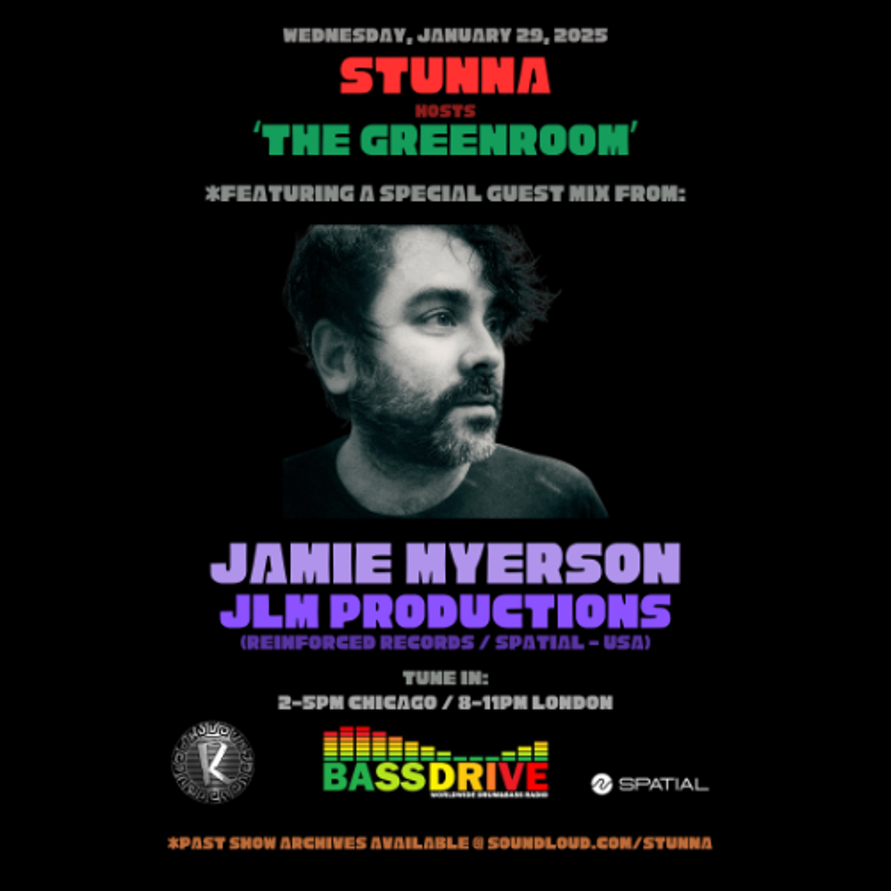 STUNNA Hosts THE GREENROOM with JAMIE MYERSON Guest Mix January 29 2025 episode artwork
