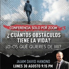 RAB DAVID HANONO- DIOS QUE QUIERES DE MI?- CUANTOS OBSTACULOS TIENE LA VIDA?