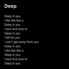 Deep in you (Prod. KRID) (demo)