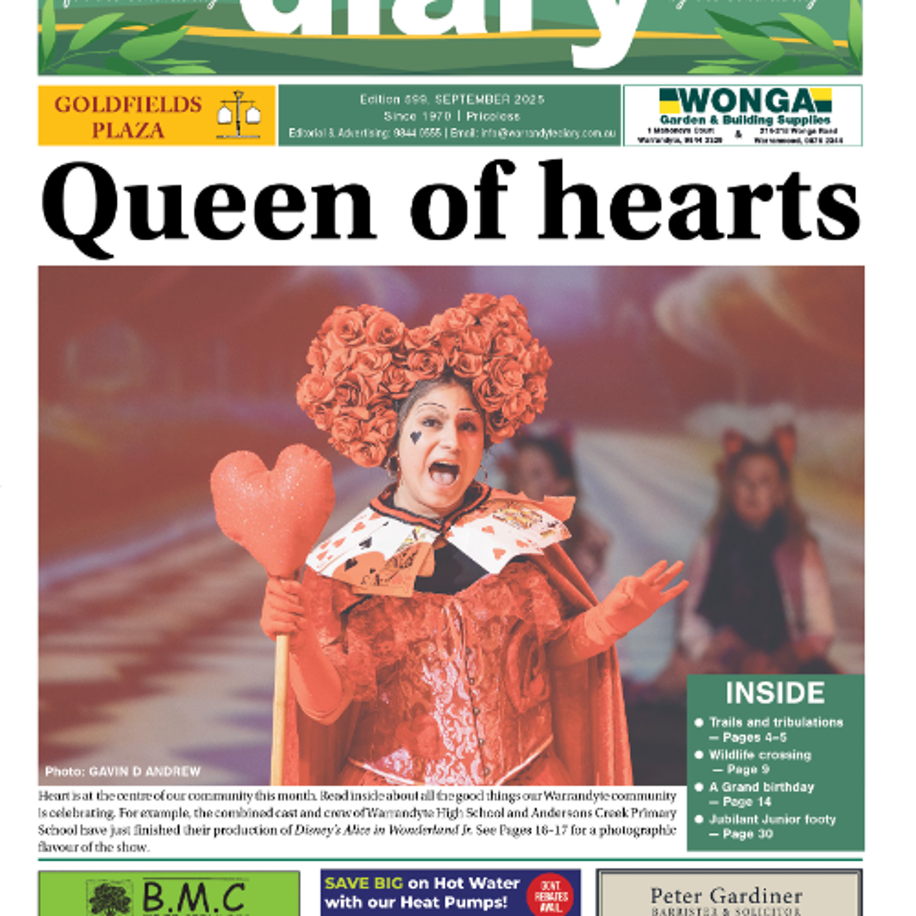 Reading of the Warrandyte Diary articles