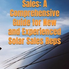 ⏳ READ EPUB Mastering Solar Sales Online